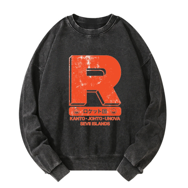 Tokyo-Tiger Team Rocket Japanese Washed Sweatshirt