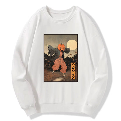 Tokyo-Tiger Japanese Pumpkin Monster Sweatshirt