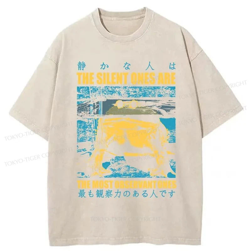 Tokyo-Tiger Silent Frog Japanese Washed T-Shirt