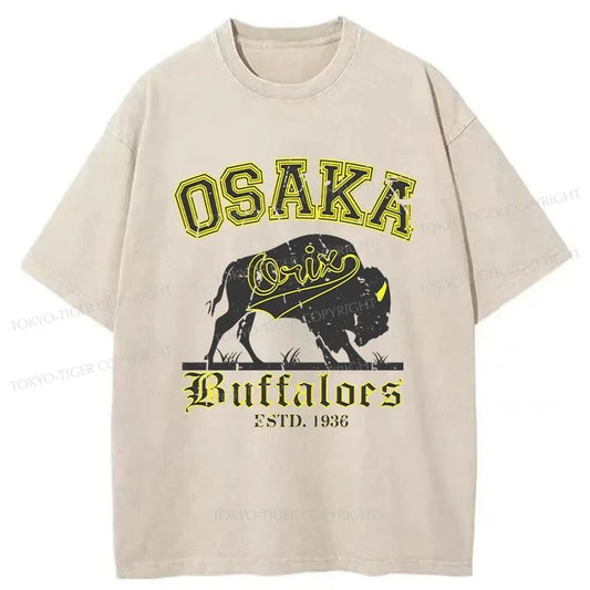 Tokyo-Tiger Orix Buffaloes Japanese Washed T-Shirt