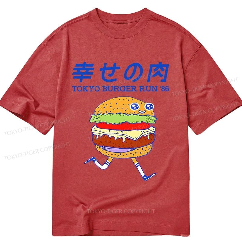 Tokyo-Tiger Tokyo Burger Run Japanese Classic T-Shirt