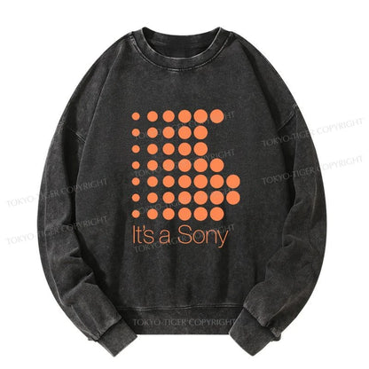 Tokyo-Tiger It's A Sony Washed Sweatshirt