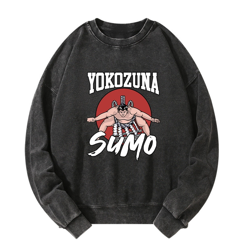 Tokyo-Tiger Yokozuna Sumo Washed Sweatshirt