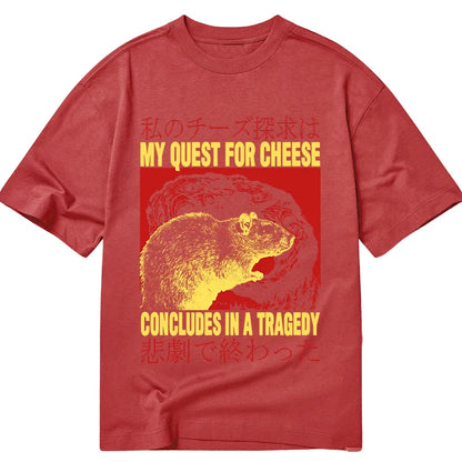 Tokyo-Tiger My Quest For Cheese Rat Japanese Classic T-Shirt