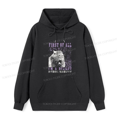 Tokyo-Tiger First Of All I'm A Delight Classic Hoodie