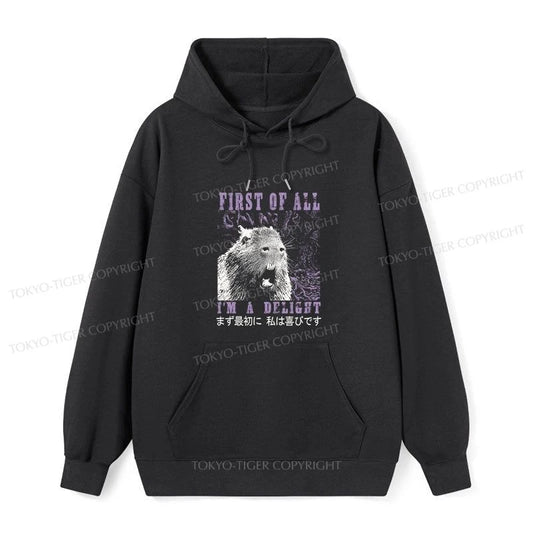 Tokyo-Tiger First Of All I'm A Delight Classic Hoodie