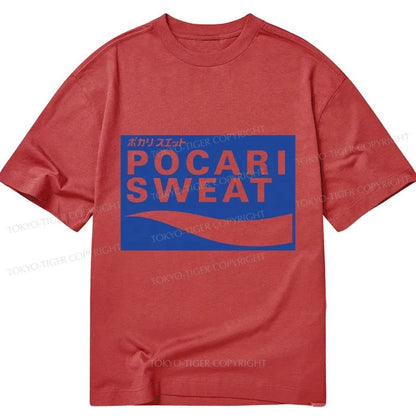 Tokyo-Tiger POCARI SWEAT Logo Classic T-Shirt