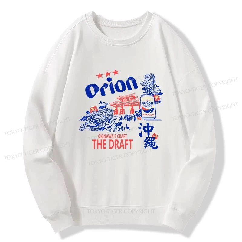 Tokyo-Tiger Orion Beer With Okinawa Sweatshirt