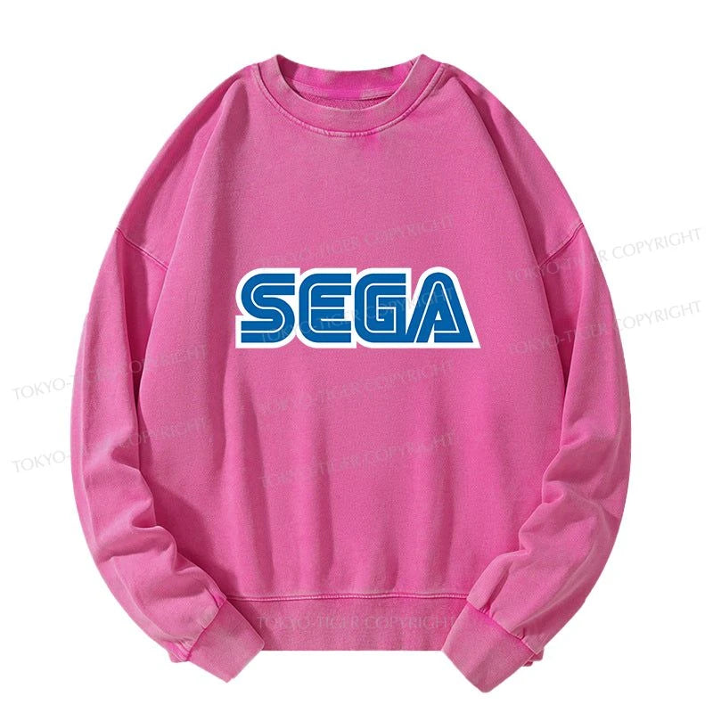 Tokyo-Tiger Sega Logo Washed Sweatshirt