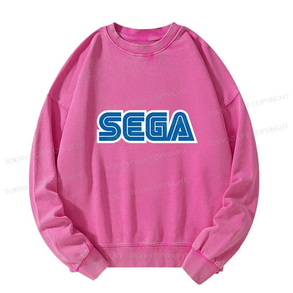 Tokyo-Tiger Sega Logo Washed Sweatshirt