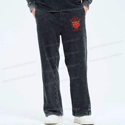 Tokyo-Tiger Drunken Octopus Japan Washed Sweatpants