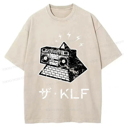 Tokyo-Tiger KLF Logo Japanese Washed T-Shirt