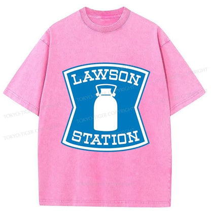 Tokyo-Tiger Lawson Station Japanese Washed T-Shirt