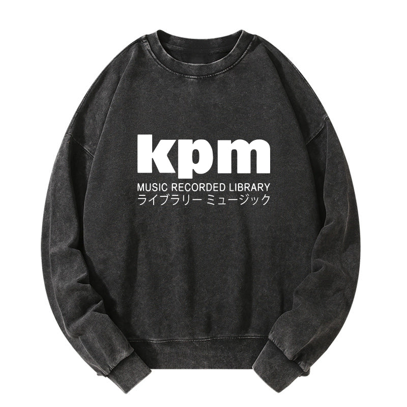 Tokyo-Tiger KPM Music Washed Sweatshirt