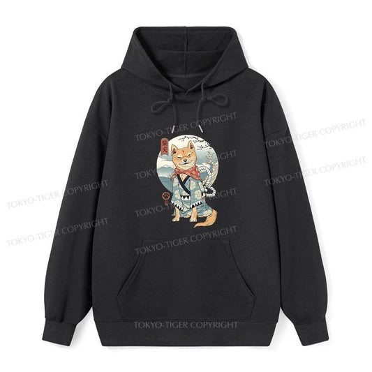 Tokyo-Tiger Samurai Shiba Dog Japanese Classic Hoodie