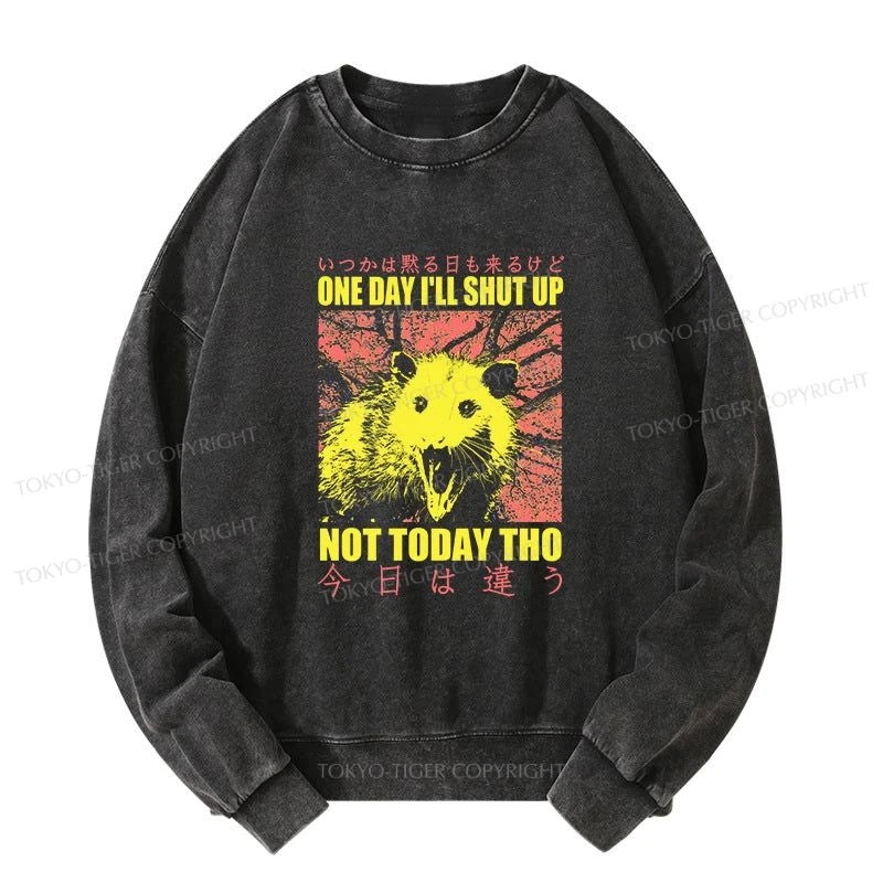 Tokyo-Tiger Negative Possum Japanese Washed Sweatshirt