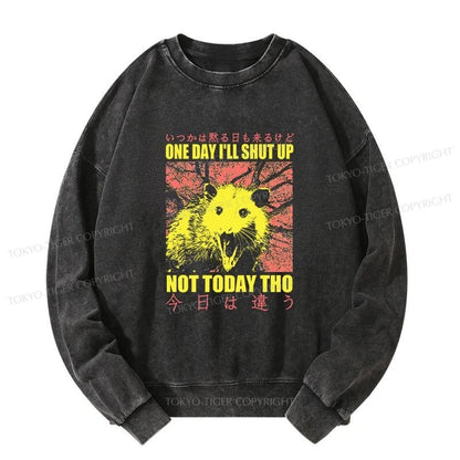 Tokyo-Tiger Negative Possum Japanese Washed Sweatshirt