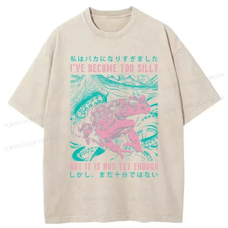 Tokyo-Tiger Stupid Frog Janpan Washed T-Shirt