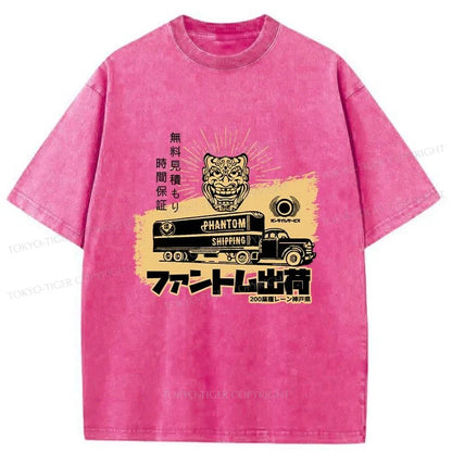 Tokyo-Tiger Japanese Shipping Company Washed T-Shirt