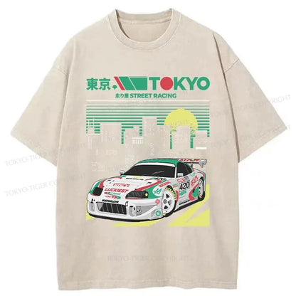 Tokyo-Tiger Tokyo Xtreme Racer Washed T-Shirt