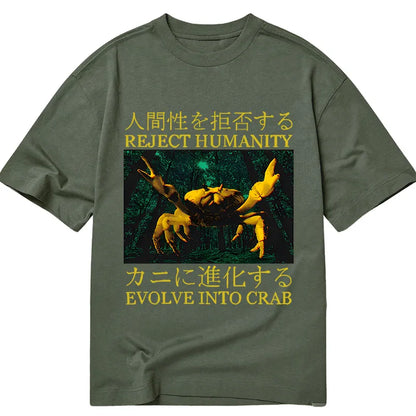 Tokyo-Tiger Evolve Into Crab Vintage Active Classic T-Shirt