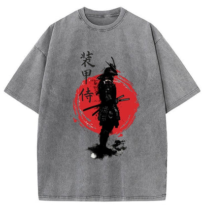 Tokyo-Tiger Japanese Armored Samurai Washed T-Shirt
