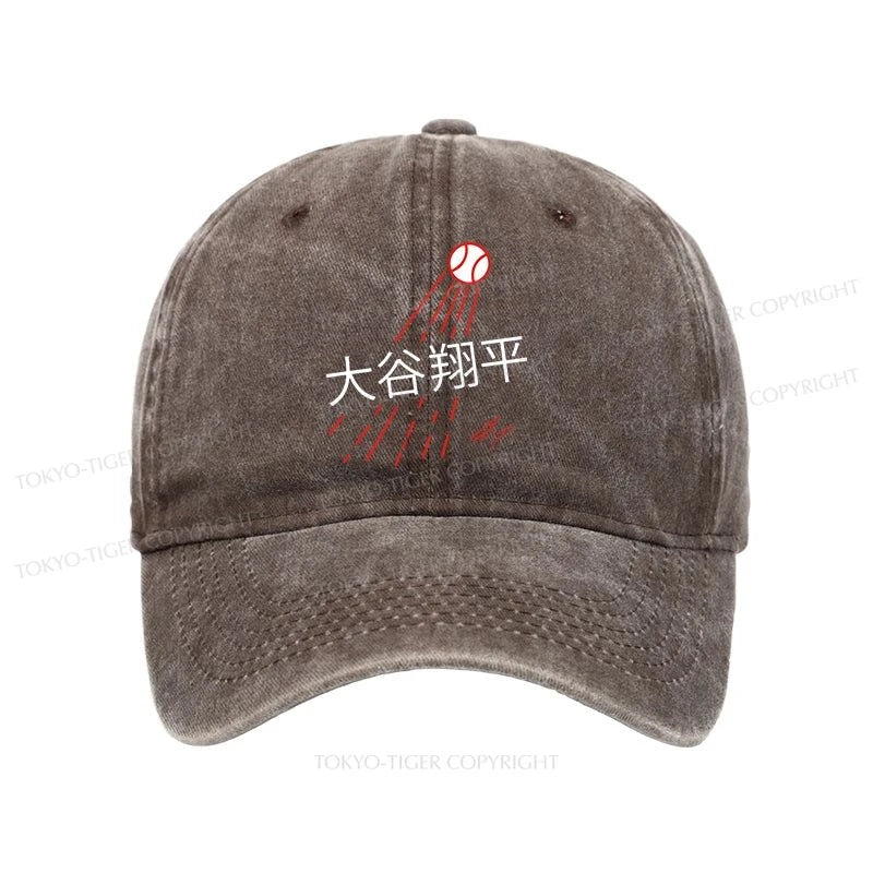 Tokyo-Tiger Shohei Ohtani Japanese Washed Cap