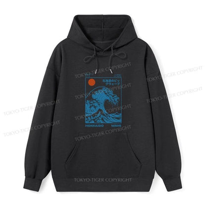 Tokyo-Tiger Hokkaido Wave Japan Classic Hoodie