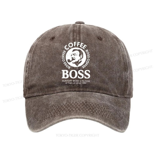 Tokyo-Tiger Boss Is The Boss Of Them All Washed Cap