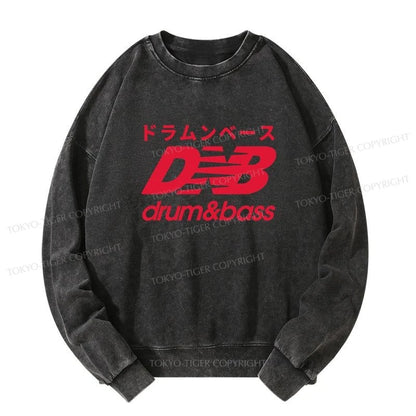 Tokyo-Tiger Drum And Bass Japan Washed Sweatshirt