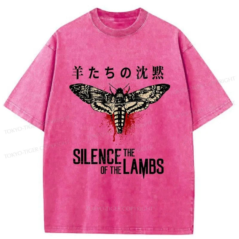 Tokyo-Tiger Ghost Moth Japanese Washed T-Shirt