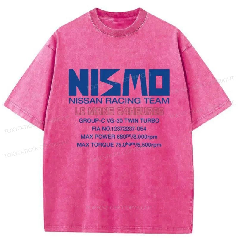 Tokyo-Tiger Nismo Logo Japanese Washed T-Shirt