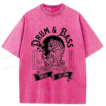 Tokyo-Tiger Drum & Bass Tiger Washed T-Shirt