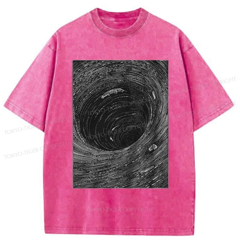 Tokyo-Tiger Vortex Japanese Washed T-Shirt