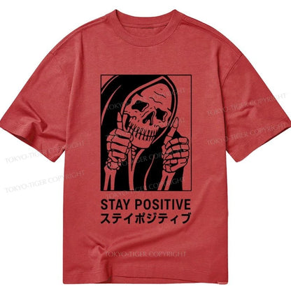 Tokyo-Tiger Stay Positive Skeleton Classic T-Shirt