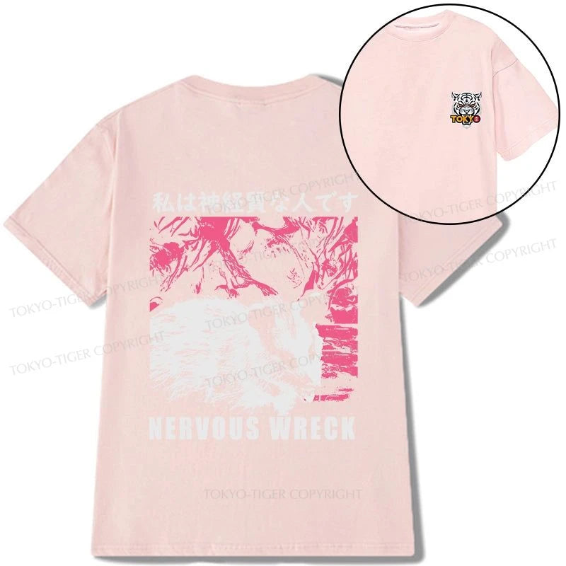 Tokyo-Tiger Nervous Wreck Front Back Classic T-Shirt