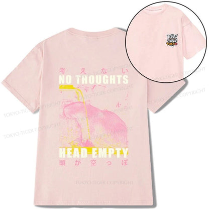 Tokyo-Tiger No Thoughts Head Empty Front Back Classic T-Shirt