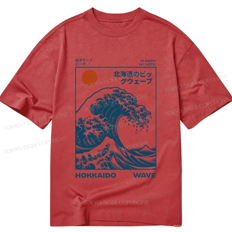 Tokyo-Tiger Hokkaido Wave Japan Classic T-Shirt