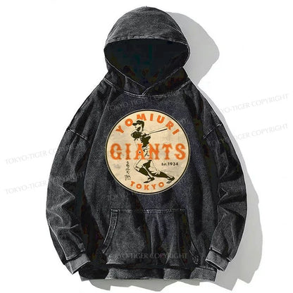 Tokyo-Tiger Yomiuri Giants Shigeru Nagashima Washed Hoodie