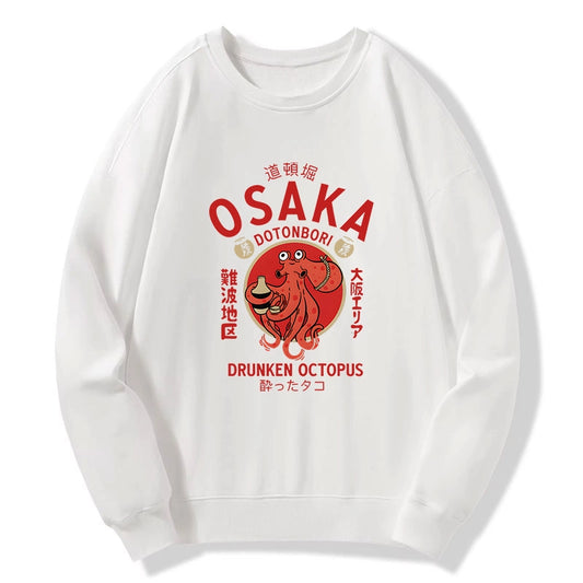 Tokyo-Tiger Drunken Octopus Japan Sweatshirt