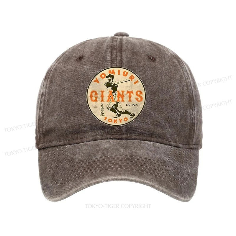 Tokyo-Tiger Yomiuri Giants Shigeru Nagashima Washed Cap