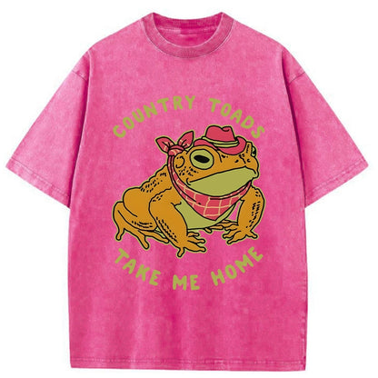 Tokyo-Tiger Country Style Frog Washed T-Shirt