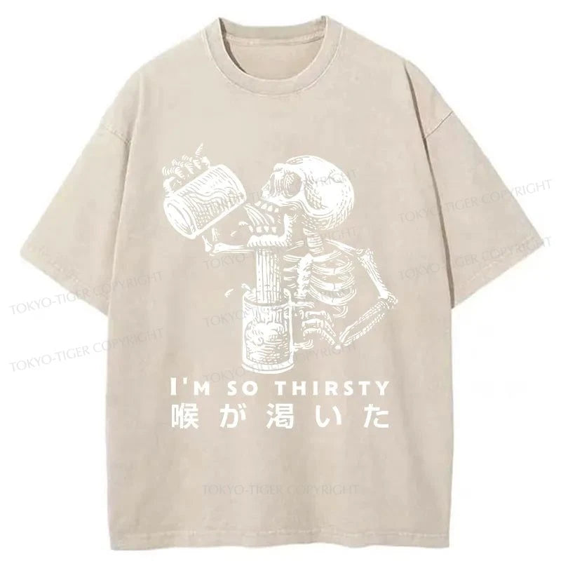 Tokyo-Tiger I'm So Thirsty Japan Washed T-Shirt