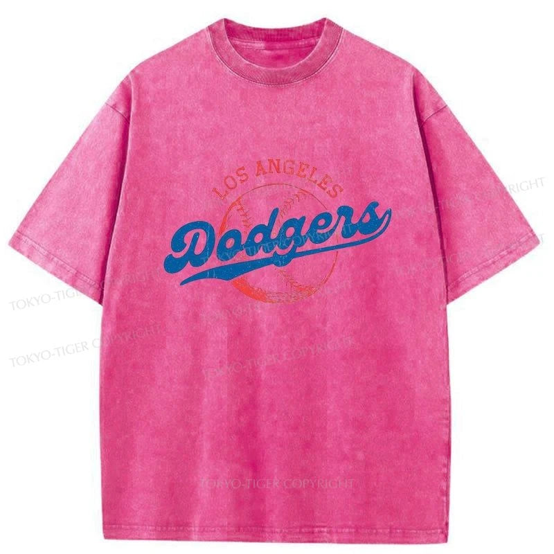 Tokyo-Tiger Ohtani 17-Retro-Dodgers Washed T-Shirt