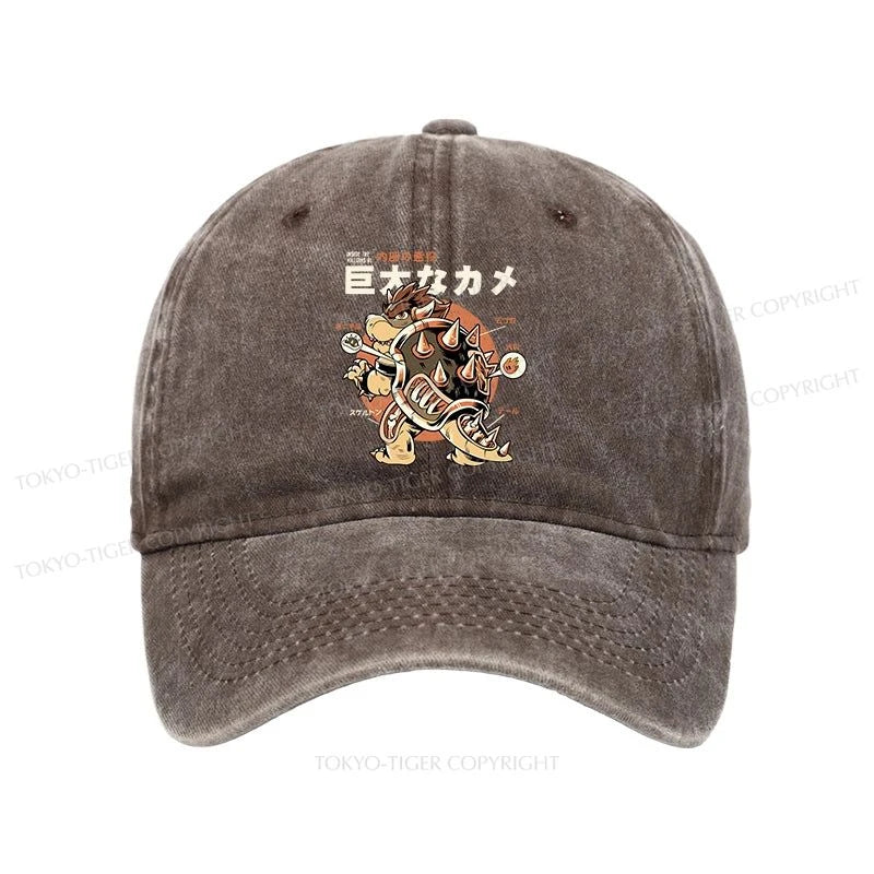 Tokyo-Tiger Vintage Kame Monster Washed Cap