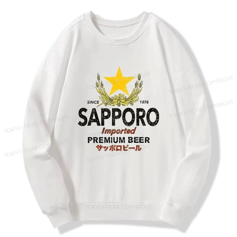 Tokyo-Tiger Sapporo Beer Star Japanese Sweatshirt