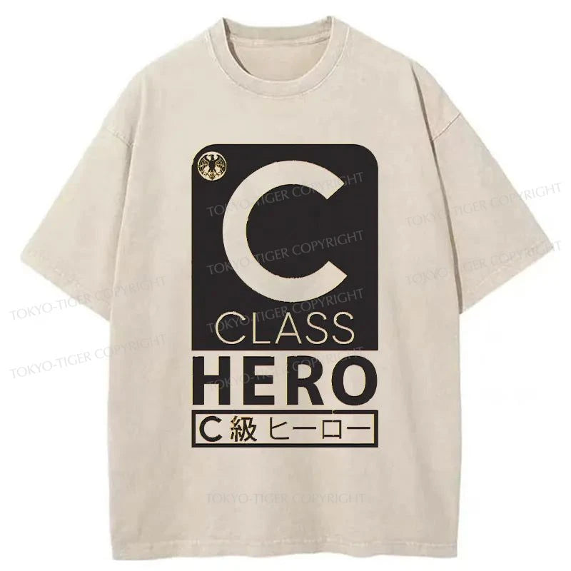 Tokyo-Tiger C Class Hero Faction Japanese Washed T-Shirt