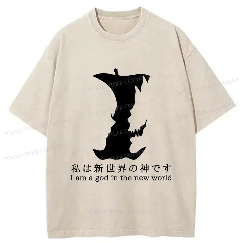 Tokyo-Tiger Death Note Logo Washed T-Shirt