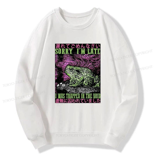 Tokyo-Tiger Frogs Trapped In The Void Sweatshirt