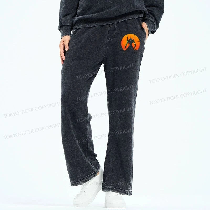 Tokyo-Tiger Robot Warrior Vintage Washed Sweatpants